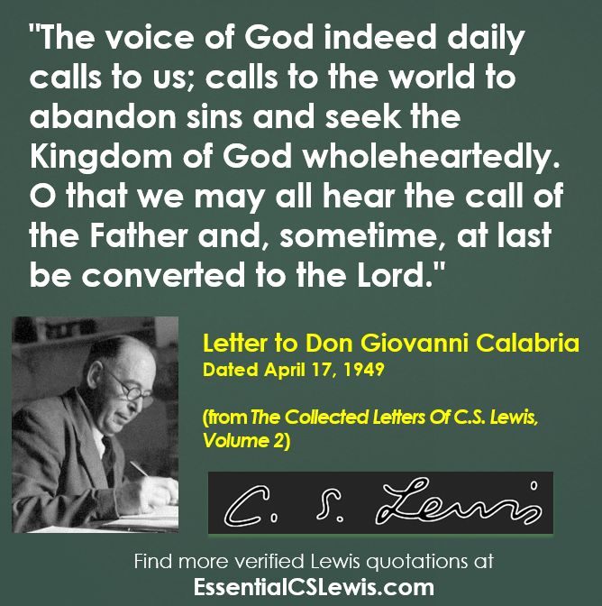 CSL Daily 4/17 Essential C.S. Lewis